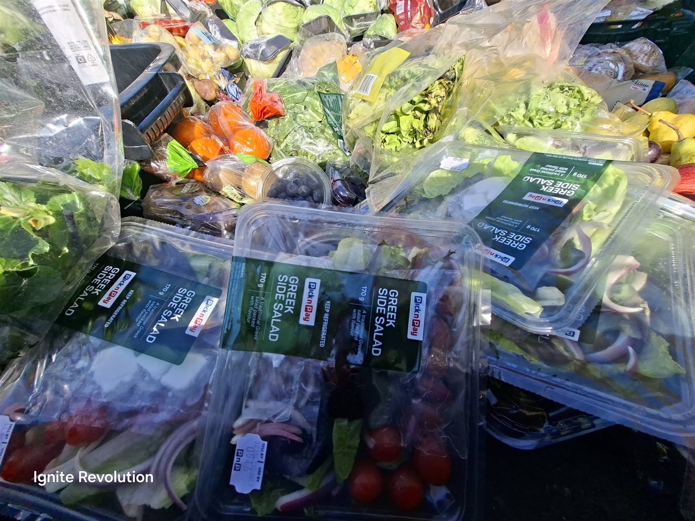 Fresh produce ready for distribution