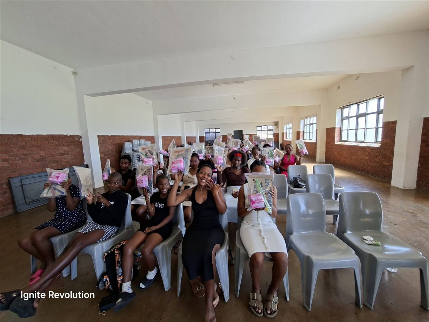 Women gathered for an empowerment day
